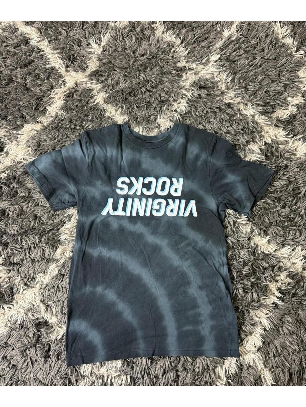 Danny Duncan Virginity Rocks T Shirt Adult Small Black Tye Dye Short Sleeve